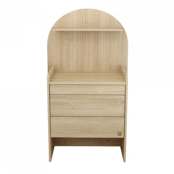 Commode à langer évolutive en bureau arche chêne Sauthon meubles