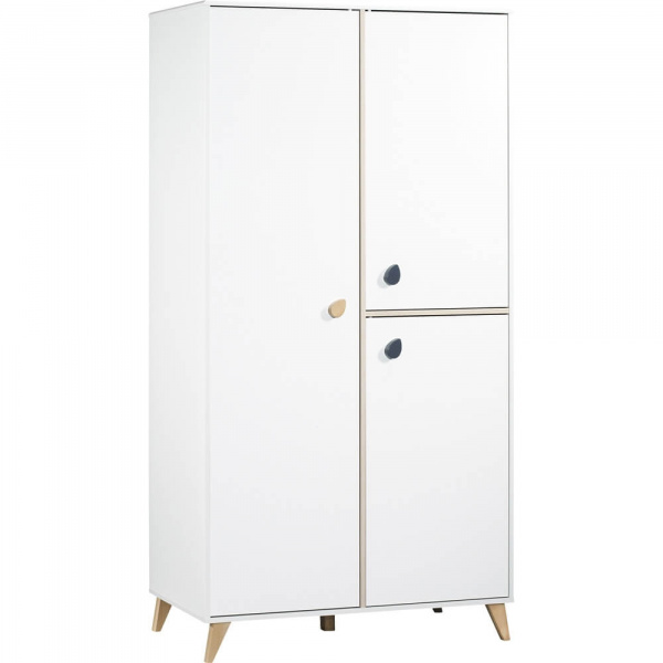 Armoire chambre bébé oslo boutons goutte Sauthon meubles