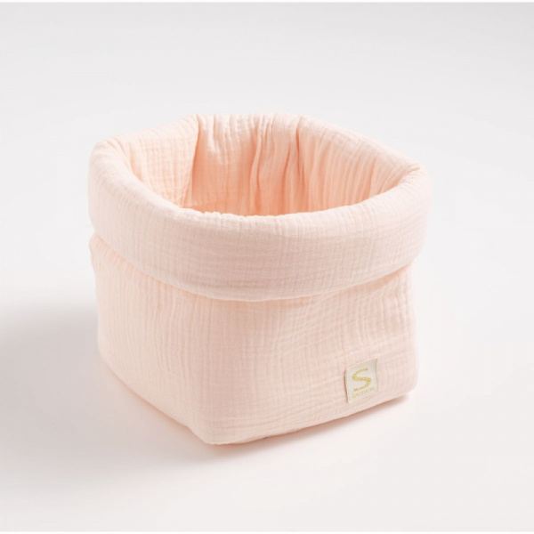 Panier de rangement uni pétale Sauthon baby deco