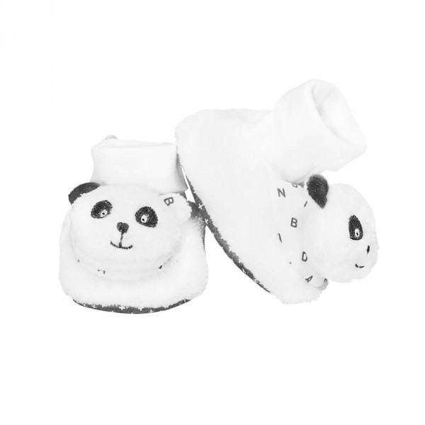 Chaussons bébé panda chao chao Sauthon baby deco