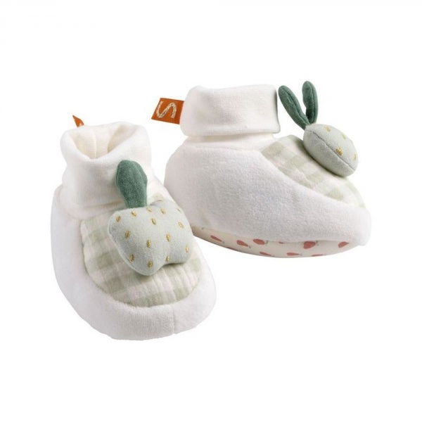 Chaussons bébé 0-6 mois botanica Sauthon baby deco