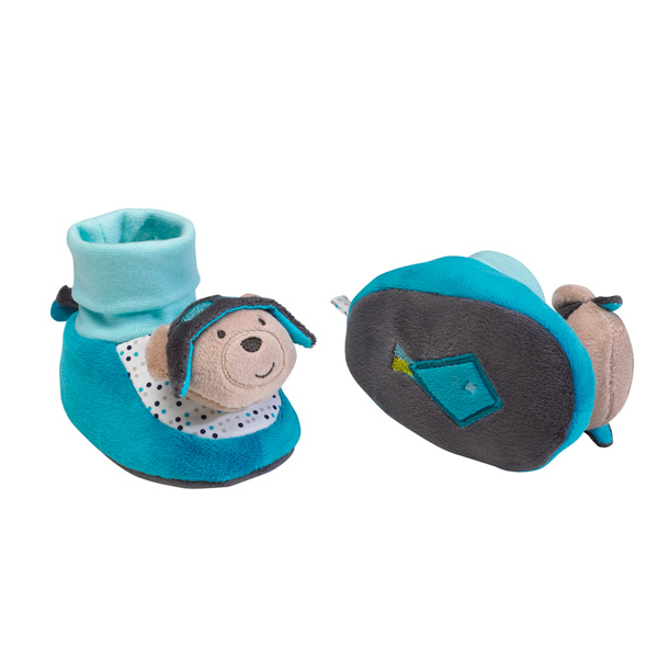 Chaussons bébé 0-6 mois lazare Sauthon baby deco