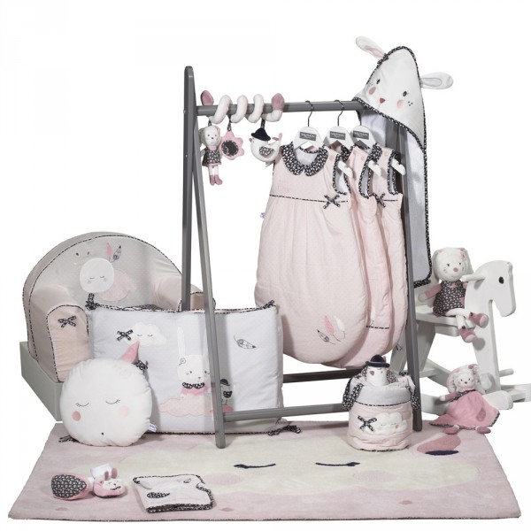 Suspension décorative murale miss fleur de lune Sauthon baby deco