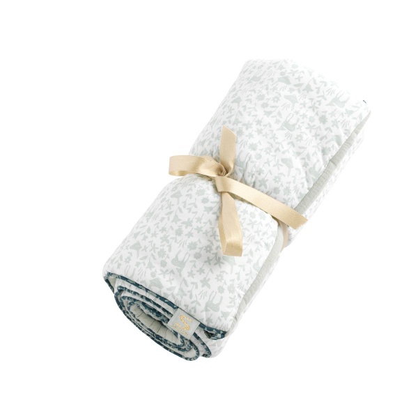 Tour de lit tilleul promenons nous Sauthon baby deco