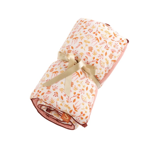 Tour de lit bébé rose esmée Sauthon baby deco