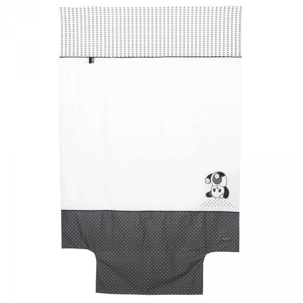 Housse de couette + taie d'oreiller panda chao chao Sauthon baby deco