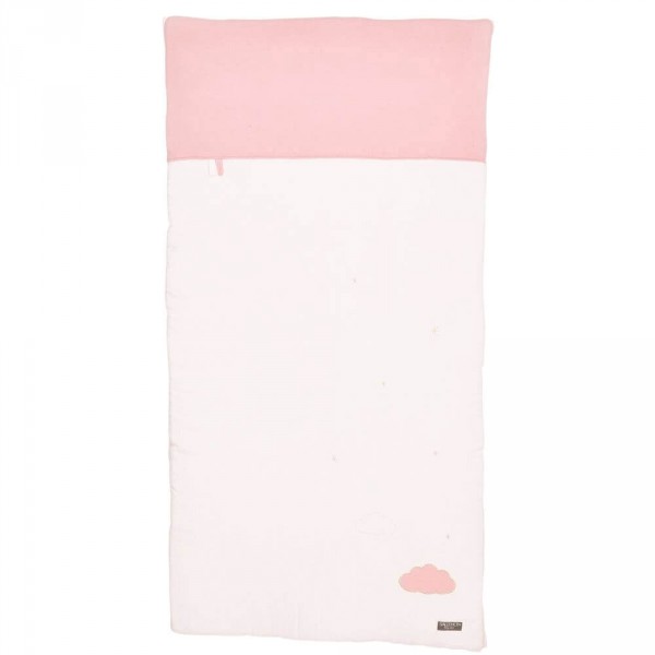 Edredon bébé 60x120cm lily poudrée Sauthon baby deco