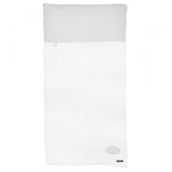 Edredon bébé 70x140cm lily grey Sauthon baby deco