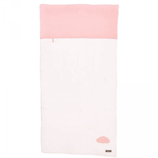 Edredon bébé 70x140cm lily poudrée Sauthon baby deco