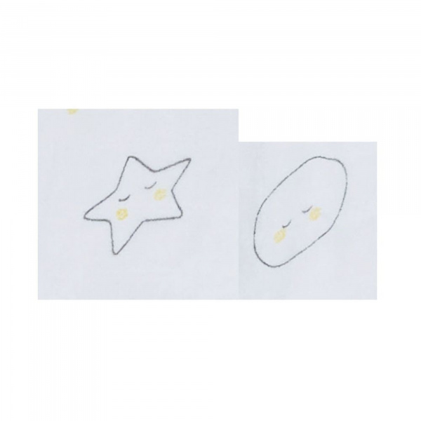 2 draps housse en lange et coton bio pour 60x120 et 70x140 babyfan Sauthon baby deco