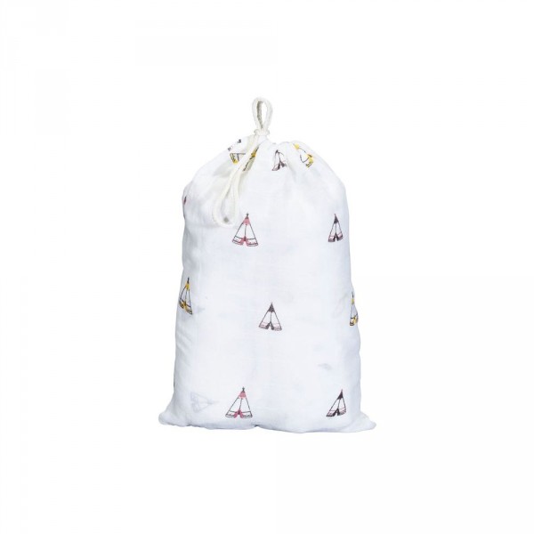 2 draps housse en lange et coton bio pour 60x120 et 70x140 timouki Sauthon baby deco