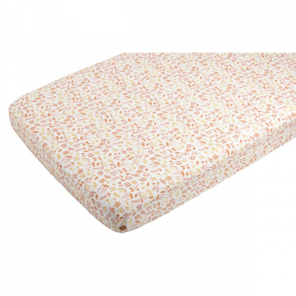 Lot de 2 draps housse coton bio esmée Sauthon baby deco