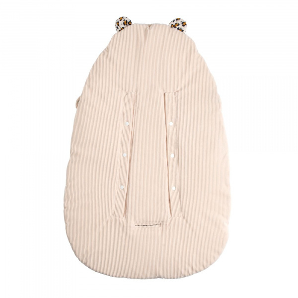 Nid d'ange nomade 0-3 mois léopard rose Sauthon baby deco