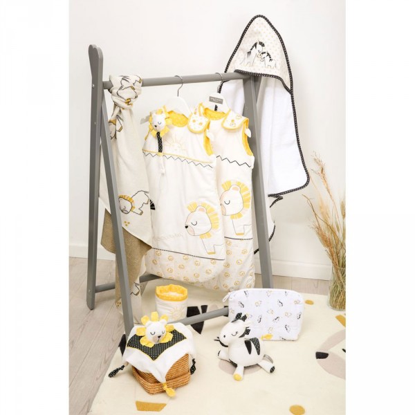 Gigoteuse ouatinée 6-24 mois pluche et pompon Sauthon baby deco