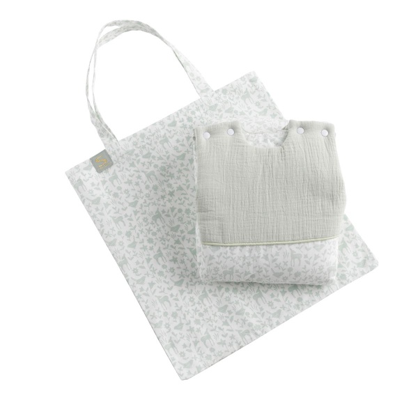 Gigoteuse hiver 0-6 mois tilleul promenons nous Sauthon baby deco