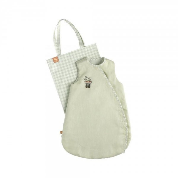 Gigoteuse naissance verte botanica Sauthon baby deco