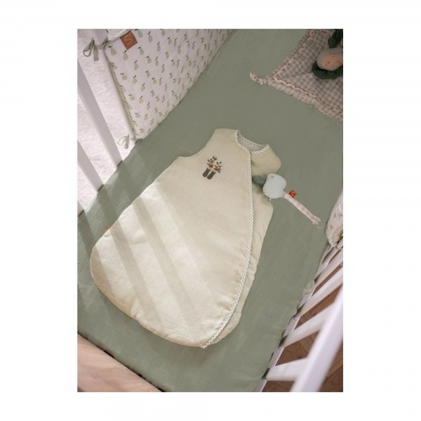 Gigoteuse naissance verte botanica Sauthon baby deco