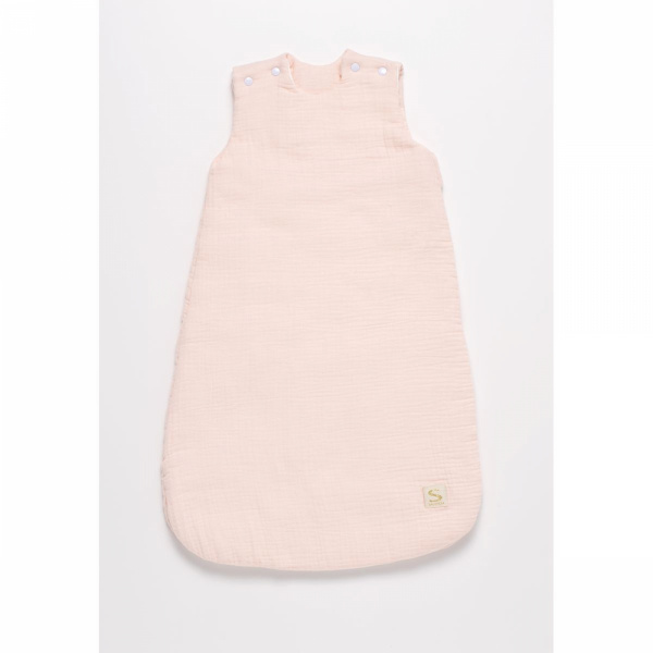 Gigoteuse 0-6 mois avec doudou mouchoir uni pétale Sauthon baby deco