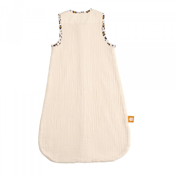Gigoteuse bébé été en gaze de coton détails léopard 0-6 mois Sauthon baby deco