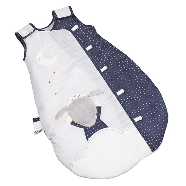 Gigoteuse ouatinée 0-4 mois merlin Sauthon baby deco