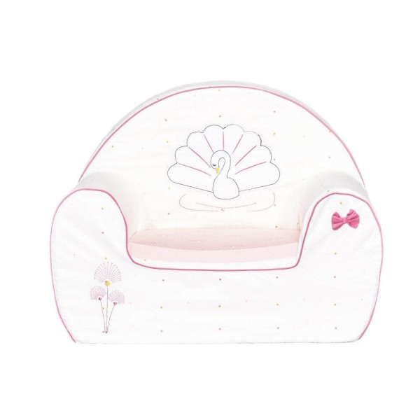 Fauteuil club baby swan Sauthon baby deco