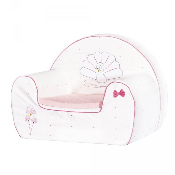 Fauteuil club baby swan Sauthon baby deco