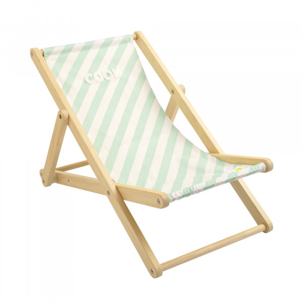 Transat de plage vert Sauthon baby deco