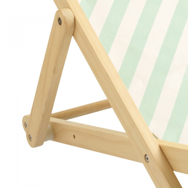 Transat de plage vert Sauthon baby deco
