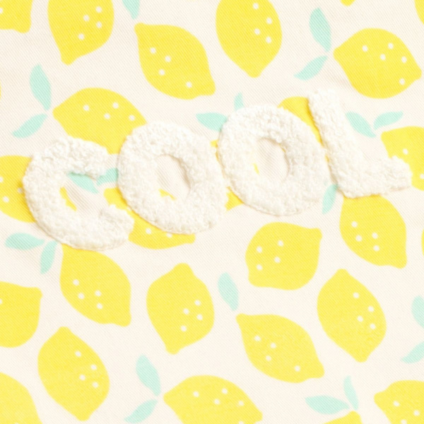 Transat de plage citron Sauthon baby deco