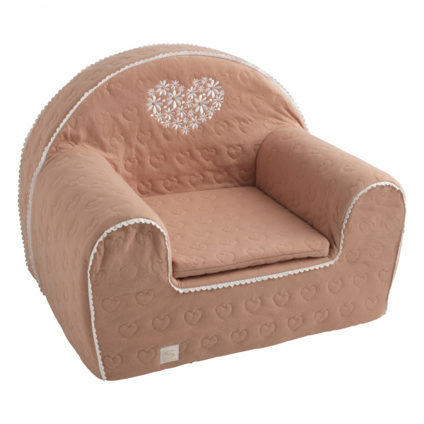 Fauteuil club bébé petit coeur Sauthon baby deco