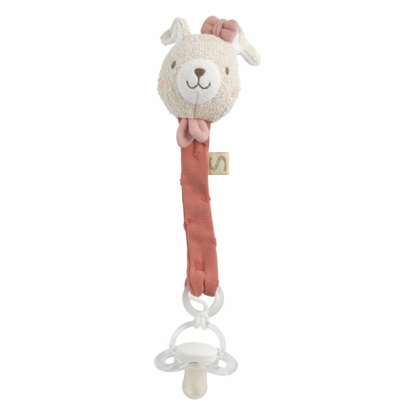 Attache sucette petit coeur Sauthon baby deco