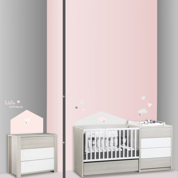 Stickers chambre bébé home lilibelle Sauthon baby deco
