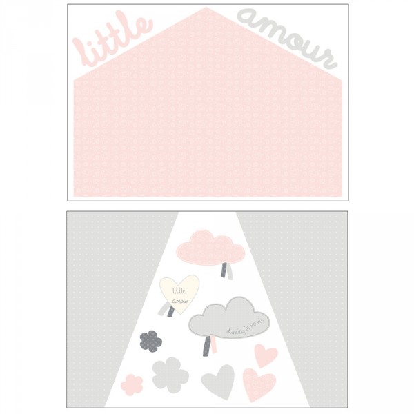 Stickers chambre bébé home lilibelle Sauthon baby deco