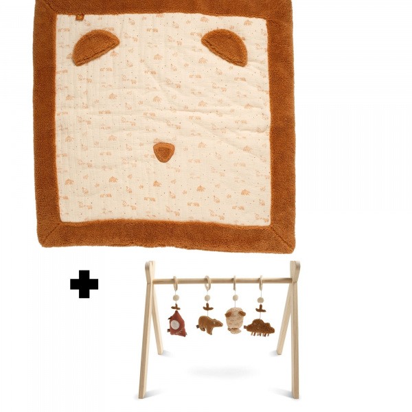 Tapis de parc et arche d'éveil avec jouets orsino Sauthon baby deco