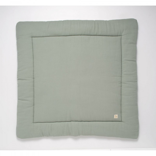 Tapis de parc et arche d'éveil avec jouets sauge Sauthon baby deco