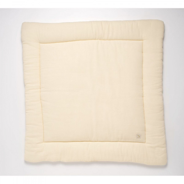 Tapis de parc et arche d'éveil avec jouets uni vanilla Sauthon baby deco