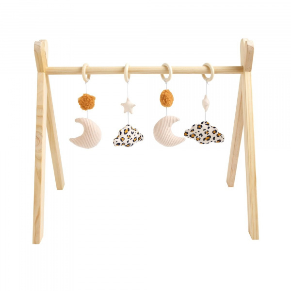 Arche d'éveil avec jouets léopard Sauthon baby deco