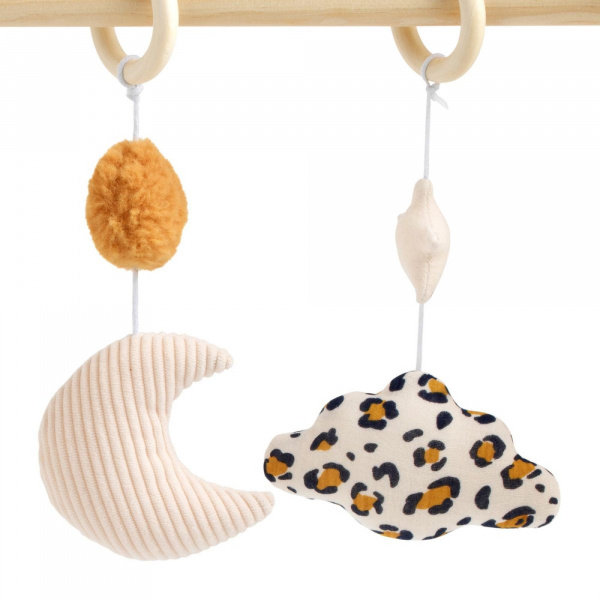 Arche d'éveil avec jouets léopard Sauthon baby deco