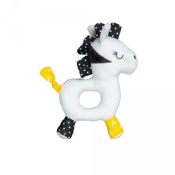 Hochet pluche et pompon Sauthon baby deco