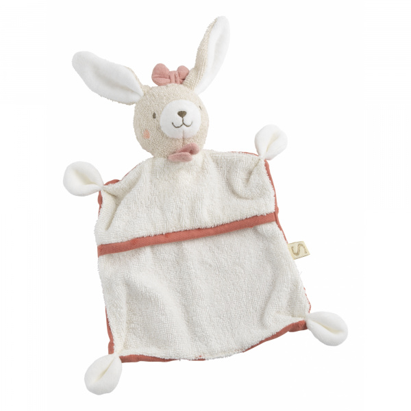 Doudou mouchoir plat petit coeur Sauthon baby deco