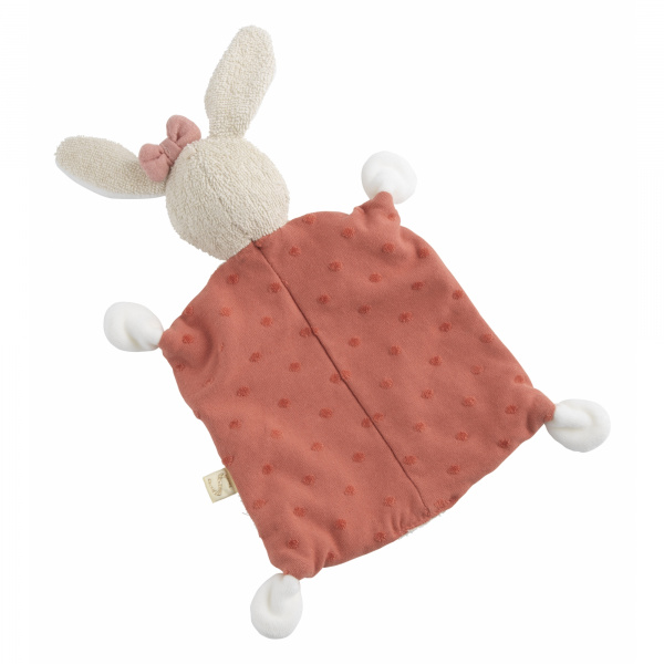 Doudou mouchoir plat petit coeur Sauthon baby deco