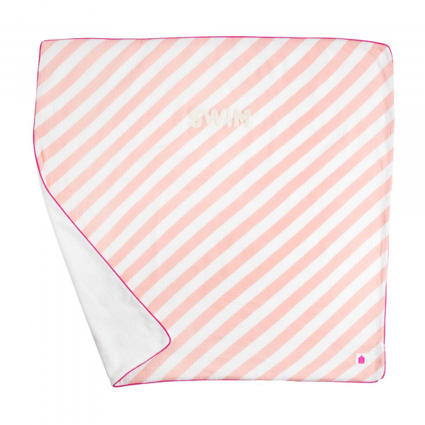 Drap de plage rose Sauthon baby deco