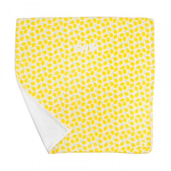 Drap de plage citron Sauthon baby deco