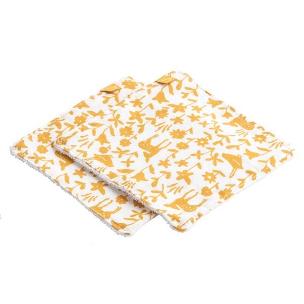 Trousse de toilette bébé avec carrés éponge promenons nous Sauthon baby deco