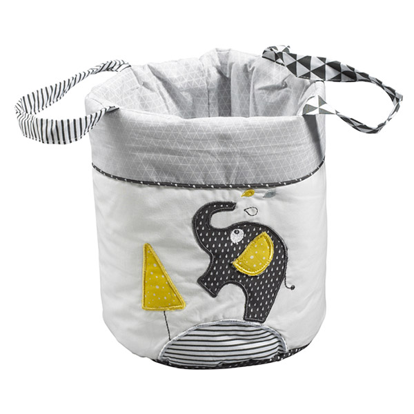 Lot de 3 corbeilles gigogne tissu babyfan Sauthon baby deco