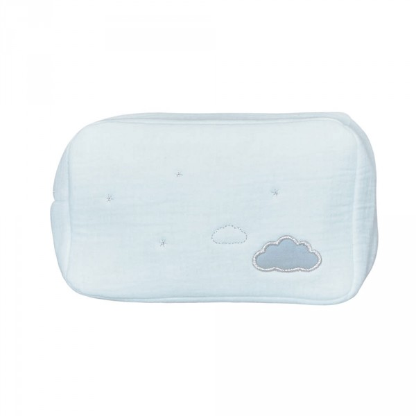 Trousse de toilette bébé lily mint Sauthon baby deco
