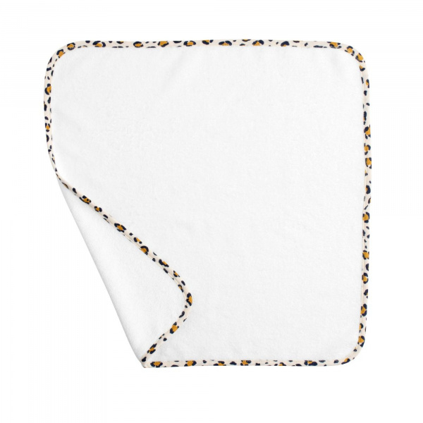 Matelas à langer avec serviette éponge léopard rose Sauthon baby deco