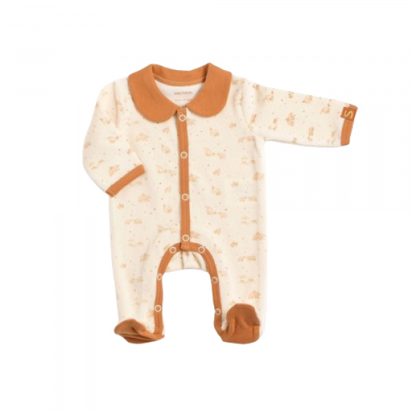 Pyjama bébé avec col 1 mois orsino Sauthon baby deco
