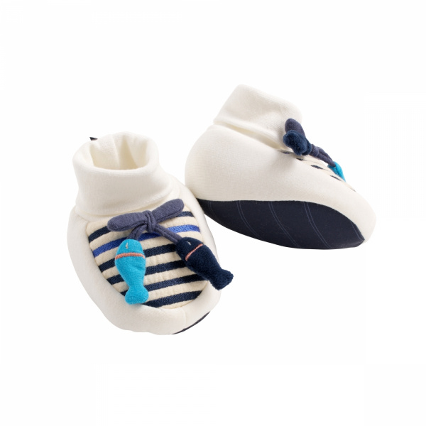 Chaussons bébé 0-6 mois baby sailor Sauthon baby deco