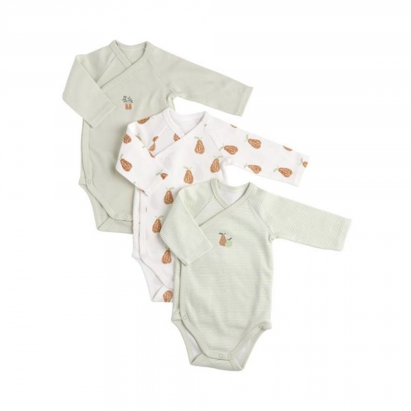 Lot de 3 bodies 3 mois botanica Sauthon baby deco